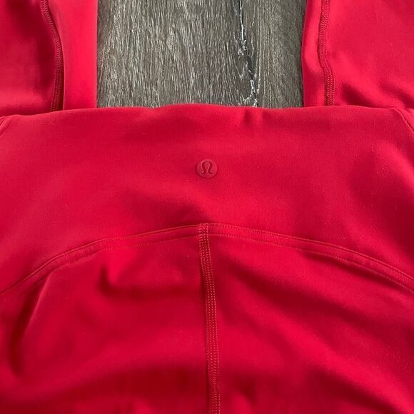 Lululemon Instill High-Rise Tight 25" Dark Red Size: 4 - Picture 7 of 8
